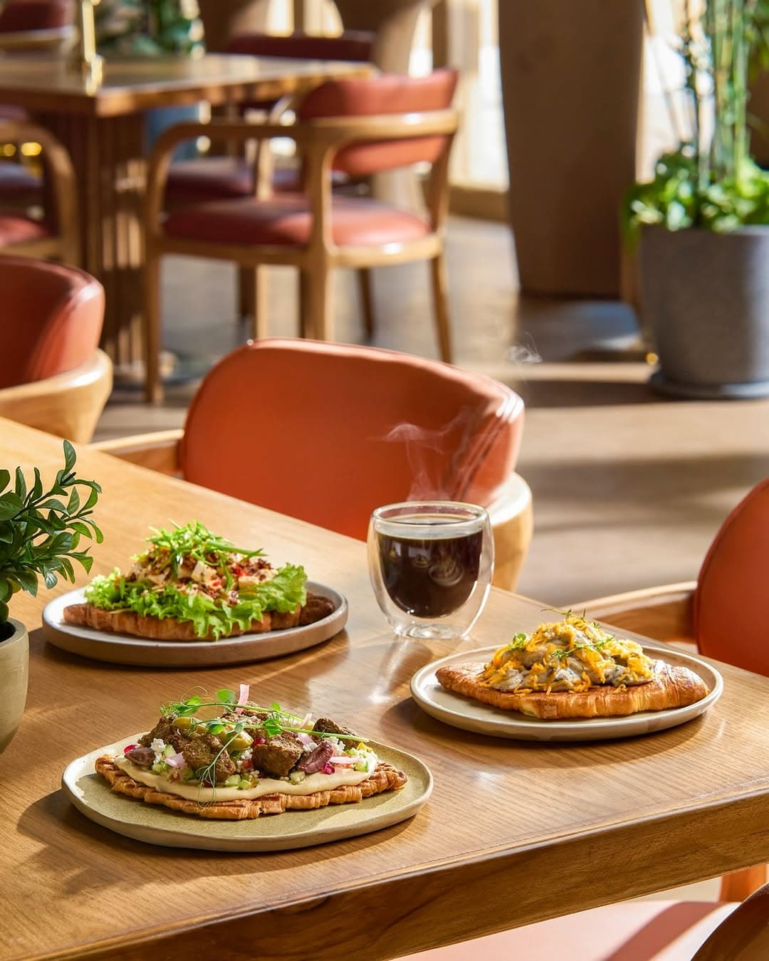 The vaulted dining room at KOMO by Kaffa