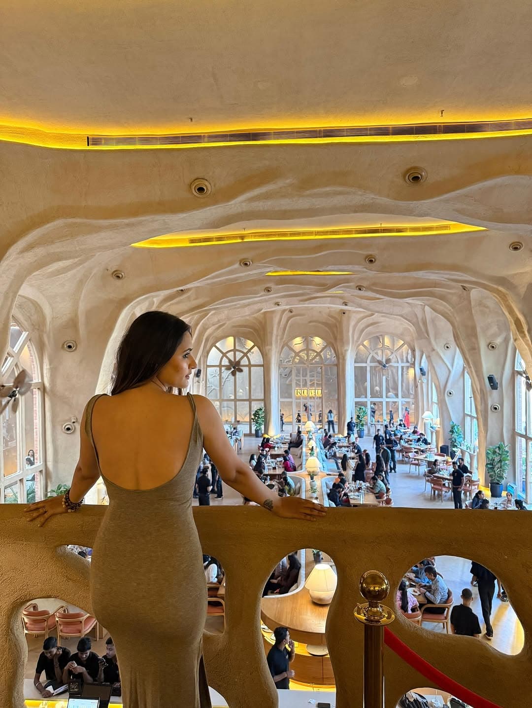 The vaulted dining room at KOMO by Kaffa