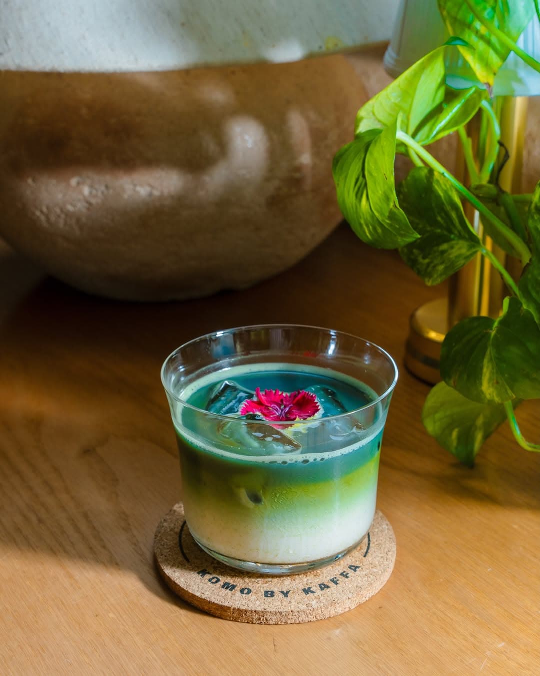 Coffee and matcha at KOMO by Kaffa