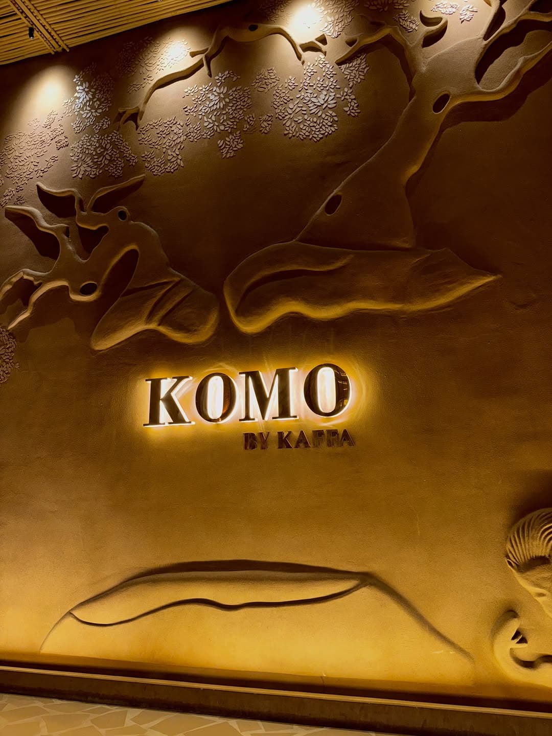 The vaulted dining room at KOMO by Kaffa