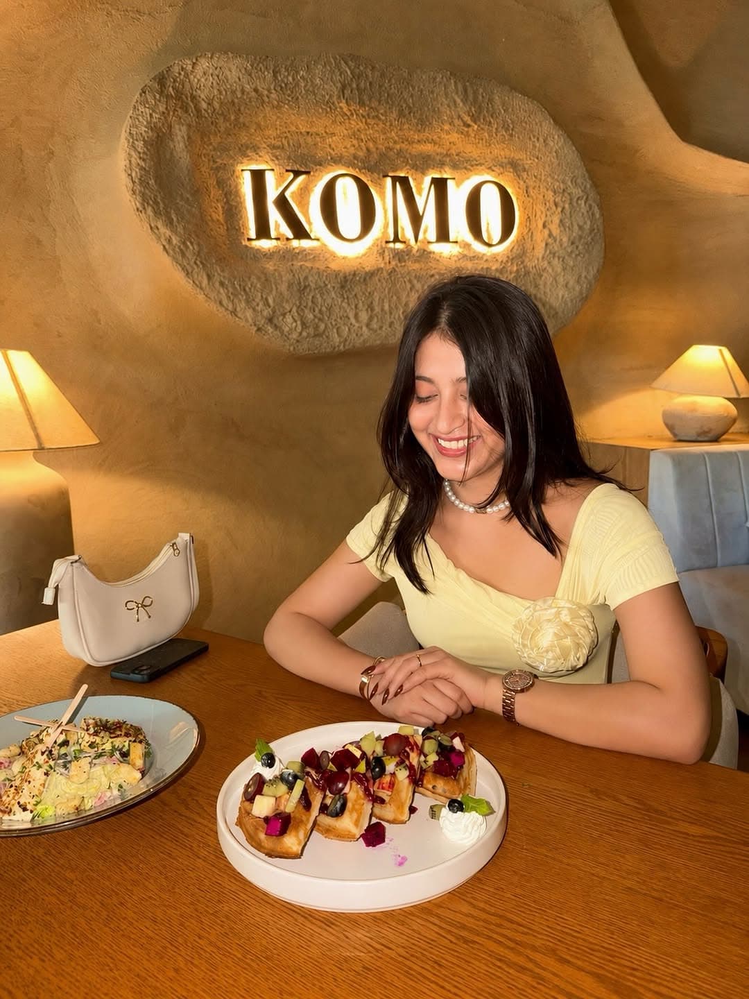The vaulted dining room at KOMO by Kaffa