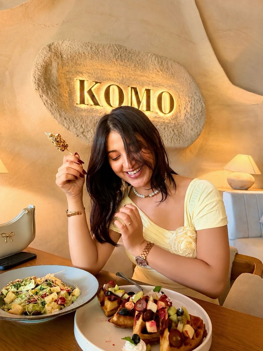 The vaulted dining room at KOMO by Kaffa